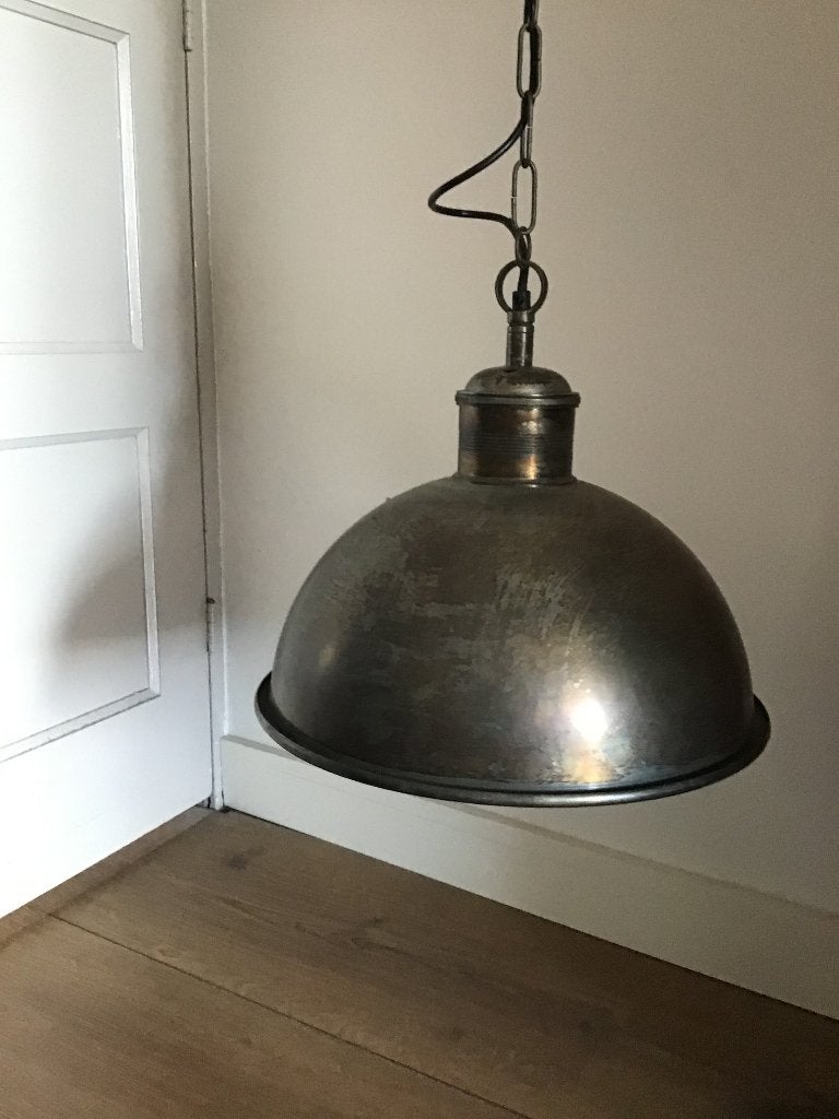 Industriële hanglamp, Huis en Inrichting, Lampen | Hanglampen, Ophalen, Gebruikt, E27 (groot), Industriële