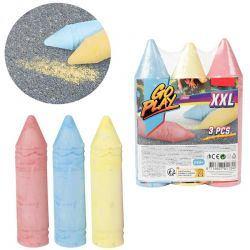 PARTIJ STOEPKRIJT XXL 3PCS, Diversen, Rommelmarktspullen, ., Nieuw, Ophalen of Verzenden, .
