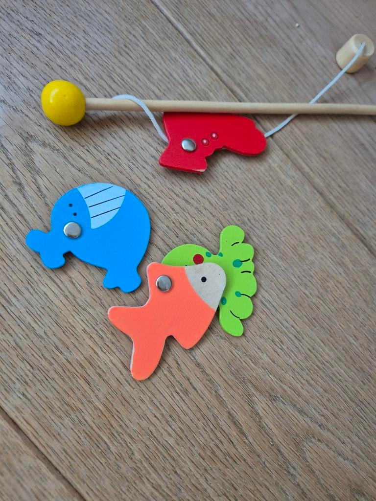 Houten magnetisch visspel voor kinderen, Ophalen of Verzenden