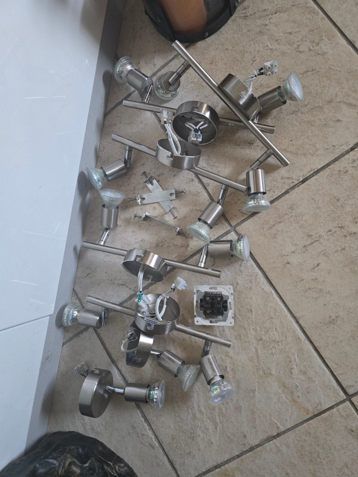 ikea spots 5x 2 arms en 2x 1 arms, Ophalen of Verzenden, Overige typen