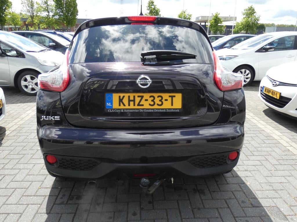 Nissan Juke 1.2 DIG-T S/S Acenta 360 Camera|Airco|Eleck. pak, Auto's, Nissan, Voorwielaandrijving, Stof, Start-stop-systeem, 116 pk
