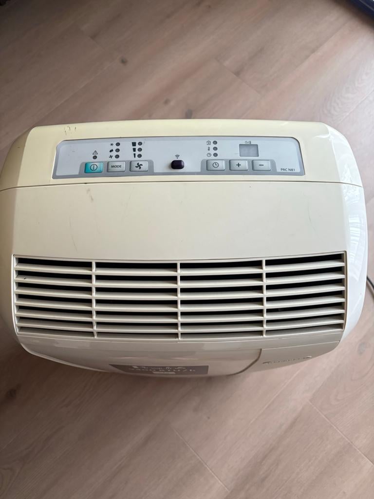 De'Longhi Mobiele Airco PAC N81 - Koelen en Ontvochtigen, Witgoed en Apparatuur, Airco's, Zo goed als nieuw, Mobiele airco, Minder dan 60 m³