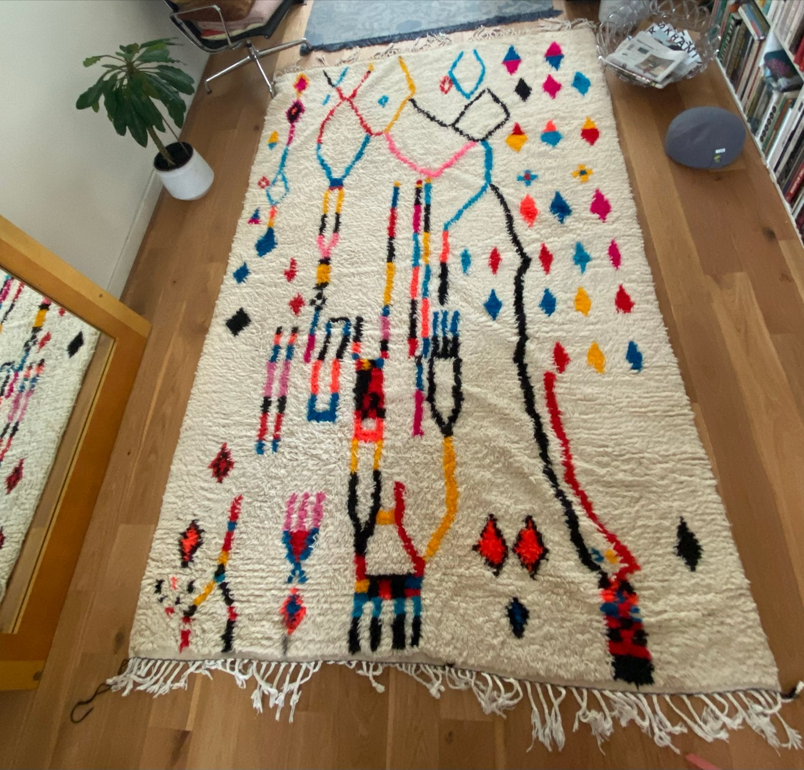 Handgeweven Them Azilal berbertapijt, Ophalen, 150 tot 200 cm, 200 cm of meer, Zo goed als nieuw
