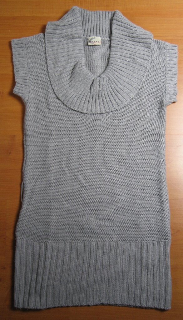 Grijze gebreide jurk/tuniek van Casual Clothing (M/38), Kleding | Dames, Maat 38/40 (M), Casual Clothing, Ophalen of Verzenden