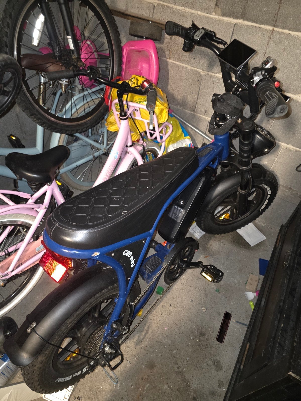 Foto 4 van Mini C80 fatbike perfect rijdend, lichte schade