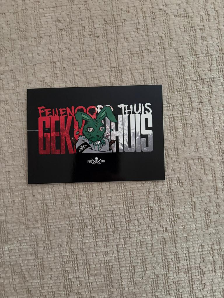 Feyenoord sticker, Verzenden, Nieuw, Overige typen