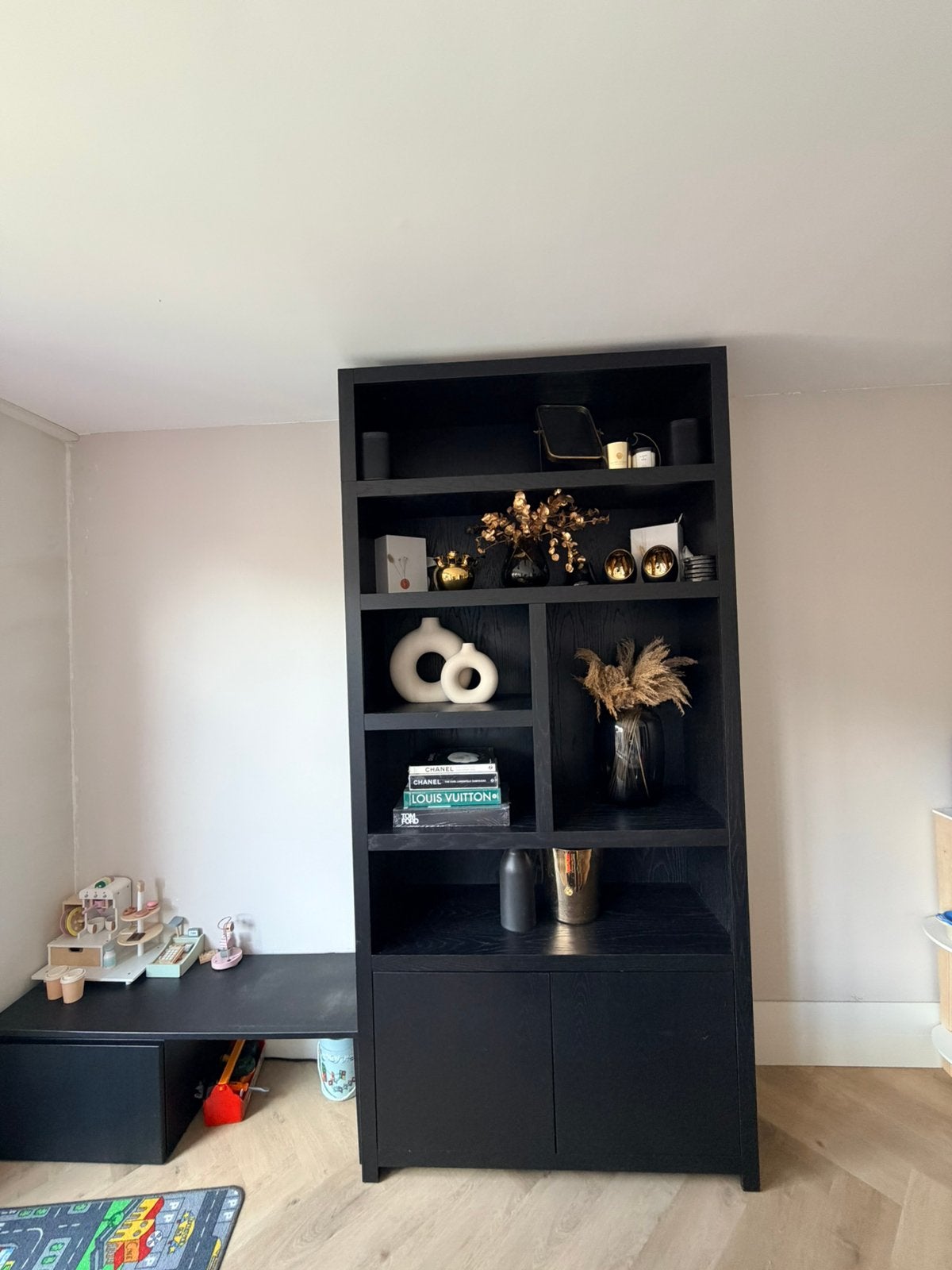 Vakkenkast/Boekenkast Diamond - Zen Lifestyle (incl. opzet), Ophalen, Japandi, 100 tot 150 cm, 200 cm of meer