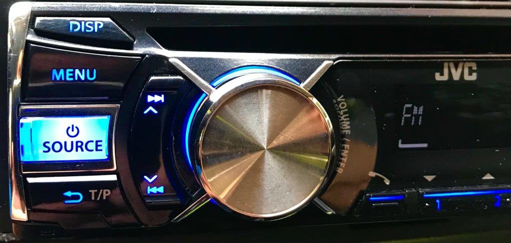 AUTORADIO JVC KD-R741BT met bluetooth functie ZGAN, Auto diversen, Ophalen of Verzenden, Zo goed als nieuw