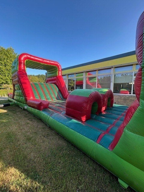 springkussen adventure baan, Ophalen, Gebruikt
