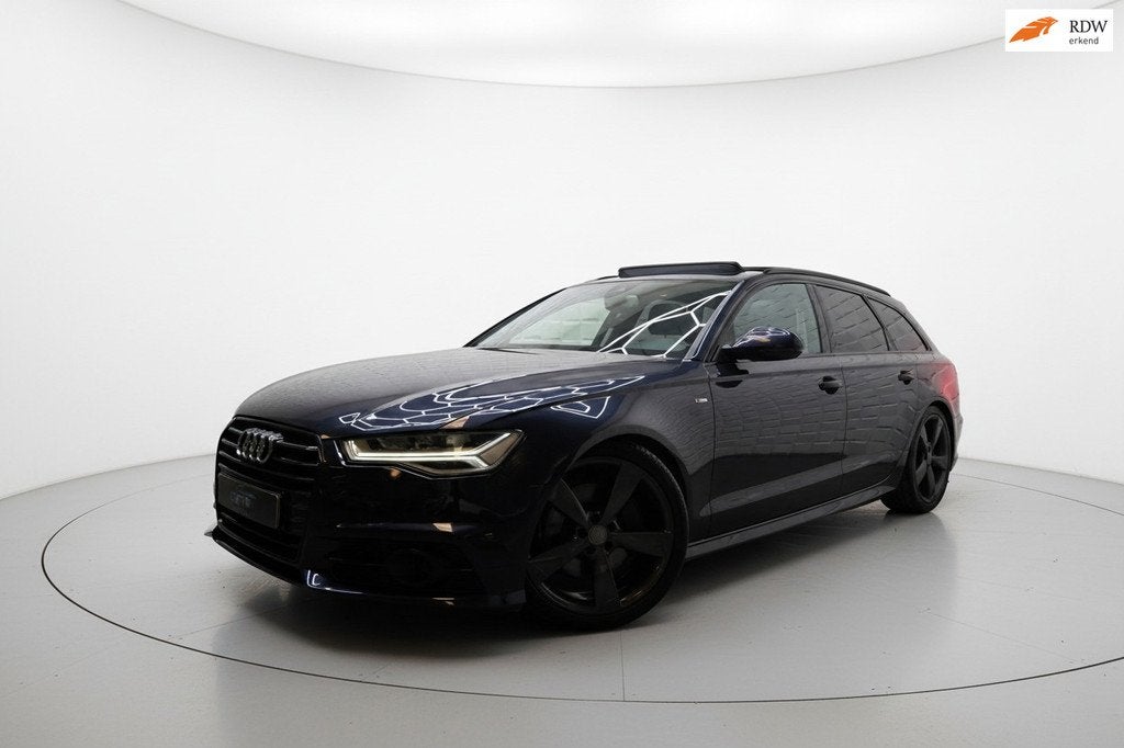 Audi A6 Avant 2.0 TFSI S LINE PANO LEER CAMERA ACC BOSE, Auto's, Automatische klimaatregeling, Gebruikt, 4 cilinders, Blauw