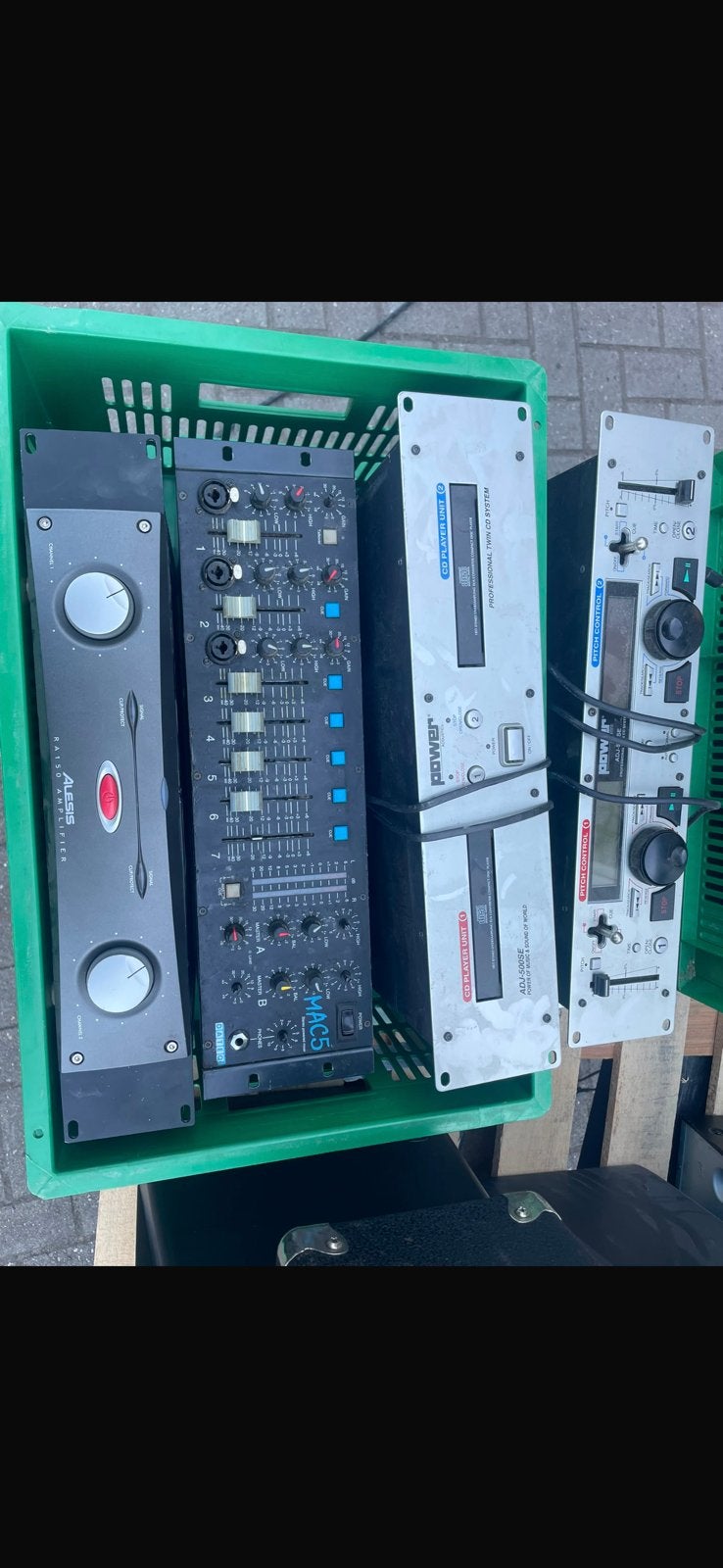 Zeer grote partij audio/verlichting, Ophalen, Zo goed als nieuw, Audio