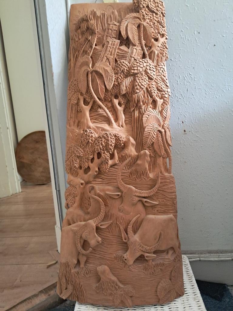 Bewerkte hout., Ophalen