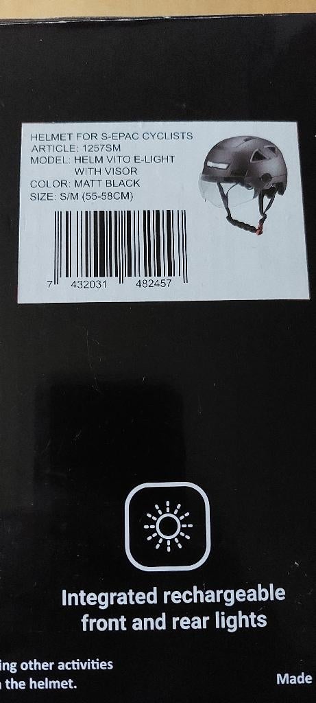 VITO helm voor Snorfiets/snorbrommer, Ophalen, Zo goed als nieuw, Medium, Vito