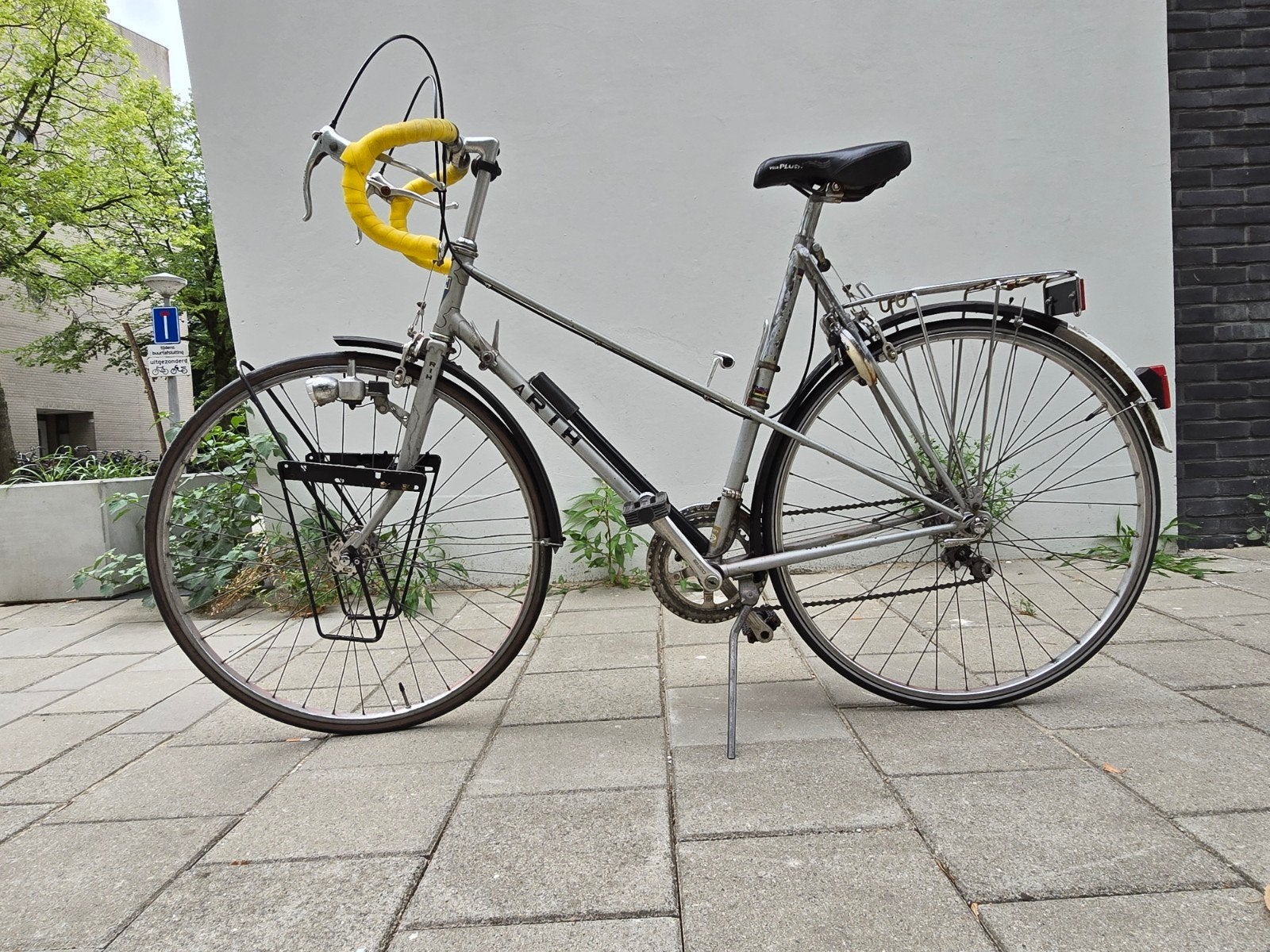Vintage RIH Toerfiets - unisex fiets met bagagedragers, Velgrem, Ophalen, Overige merken, Minder dan 10 versnellingen