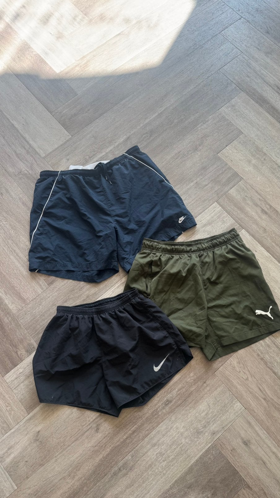 27 x vintage sports shorts, Kleding | Heren, Badmode en Zwemkleding, Zwart, Verzenden