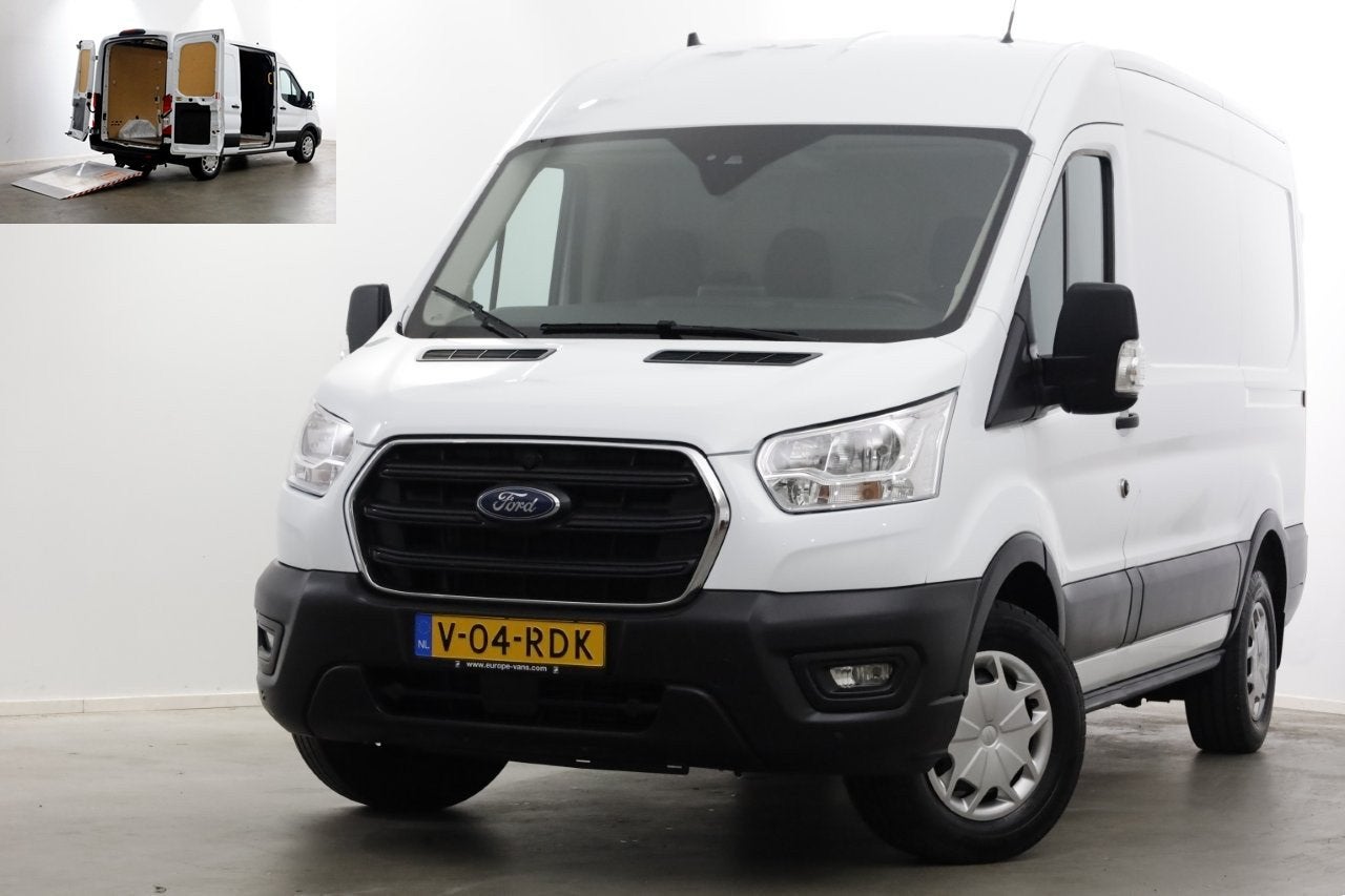 Ford Transit 2.0 TDCI 130pk E6 L2H2 Trend Airco/Navi/ACC/Laa, Voorwielaandrijving, Dealer onderhouden, Euro 6, 4 cilinders