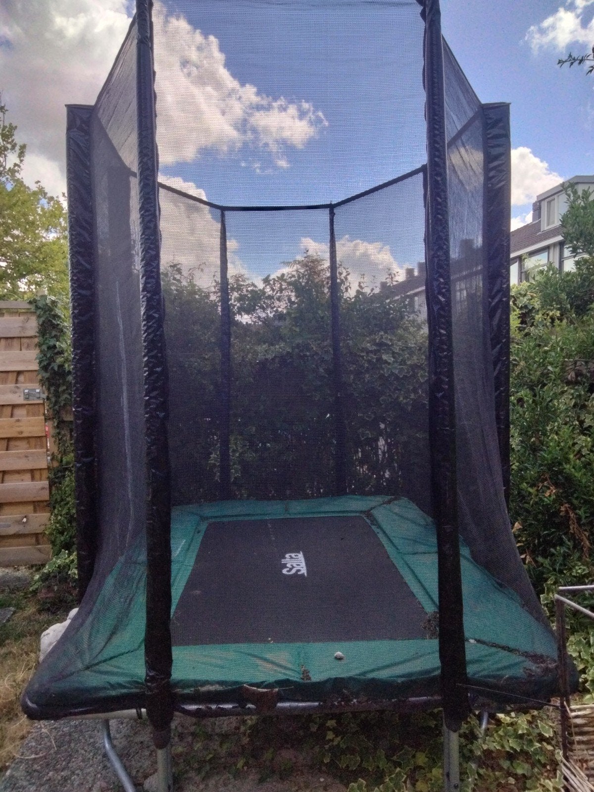 Salta rechthoekige trampoline met veiligheidsnet, Kinderen en Baby's, Speelgoed | Buiten | Trampolines, Ophalen, Gebruikt