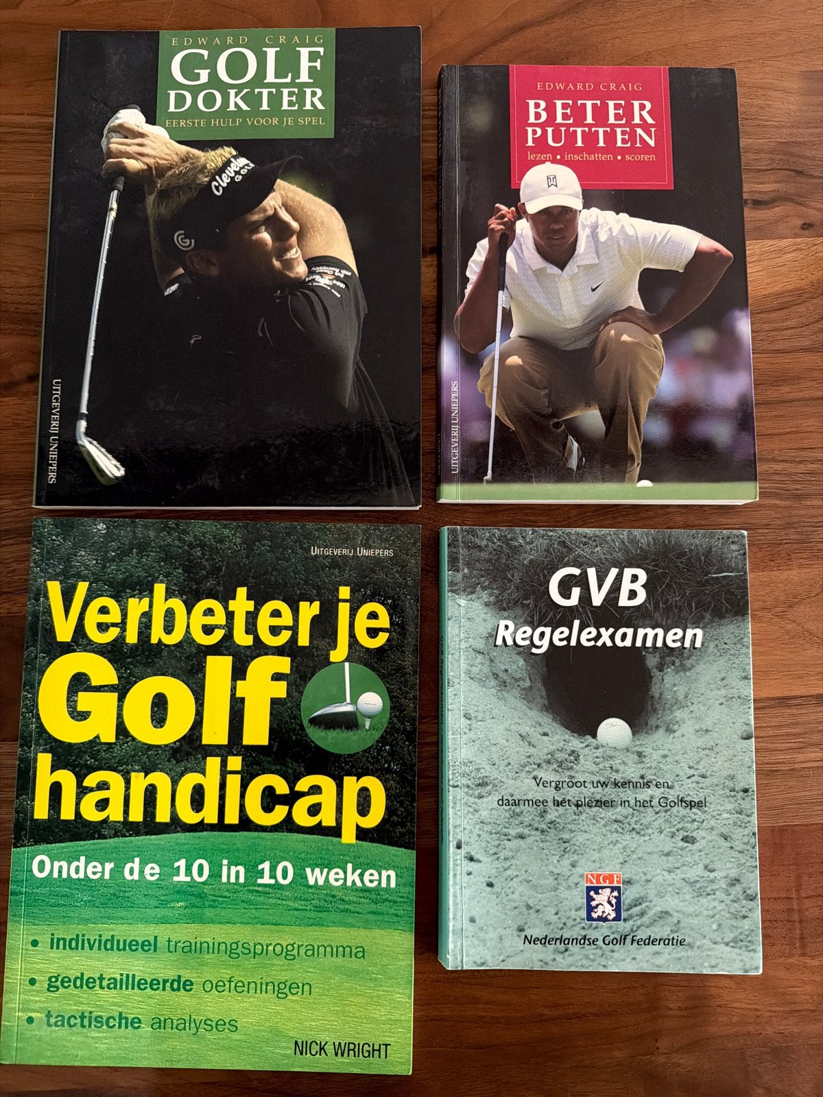 Golfboeken set: Verbeter je golfspel en handicap, Ophalen of Verzenden, Gelezen, Balsport