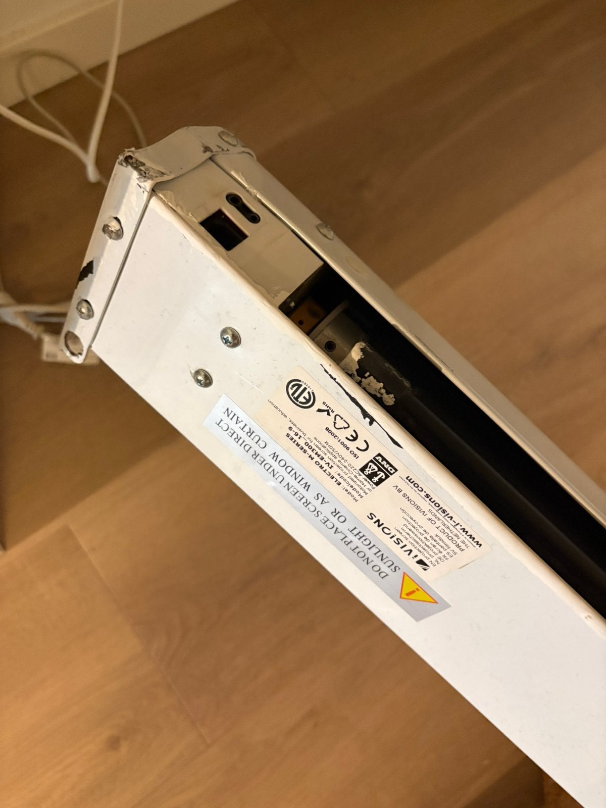 Beamer scherm 3x2 meter electrisch, Ophalen of Verzenden, Zo goed als nieuw