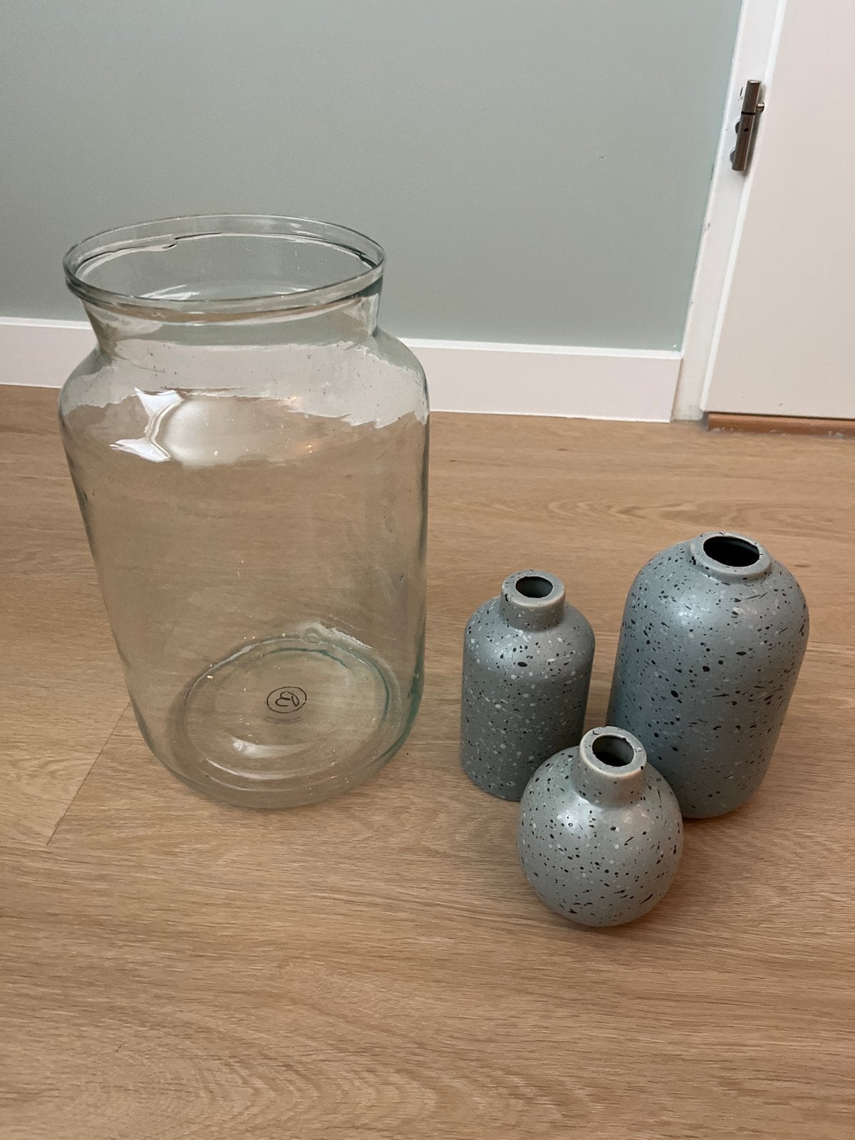 Vazen van Bloomon en pt, Ophalen, Gebruikt, Transparant, Glas