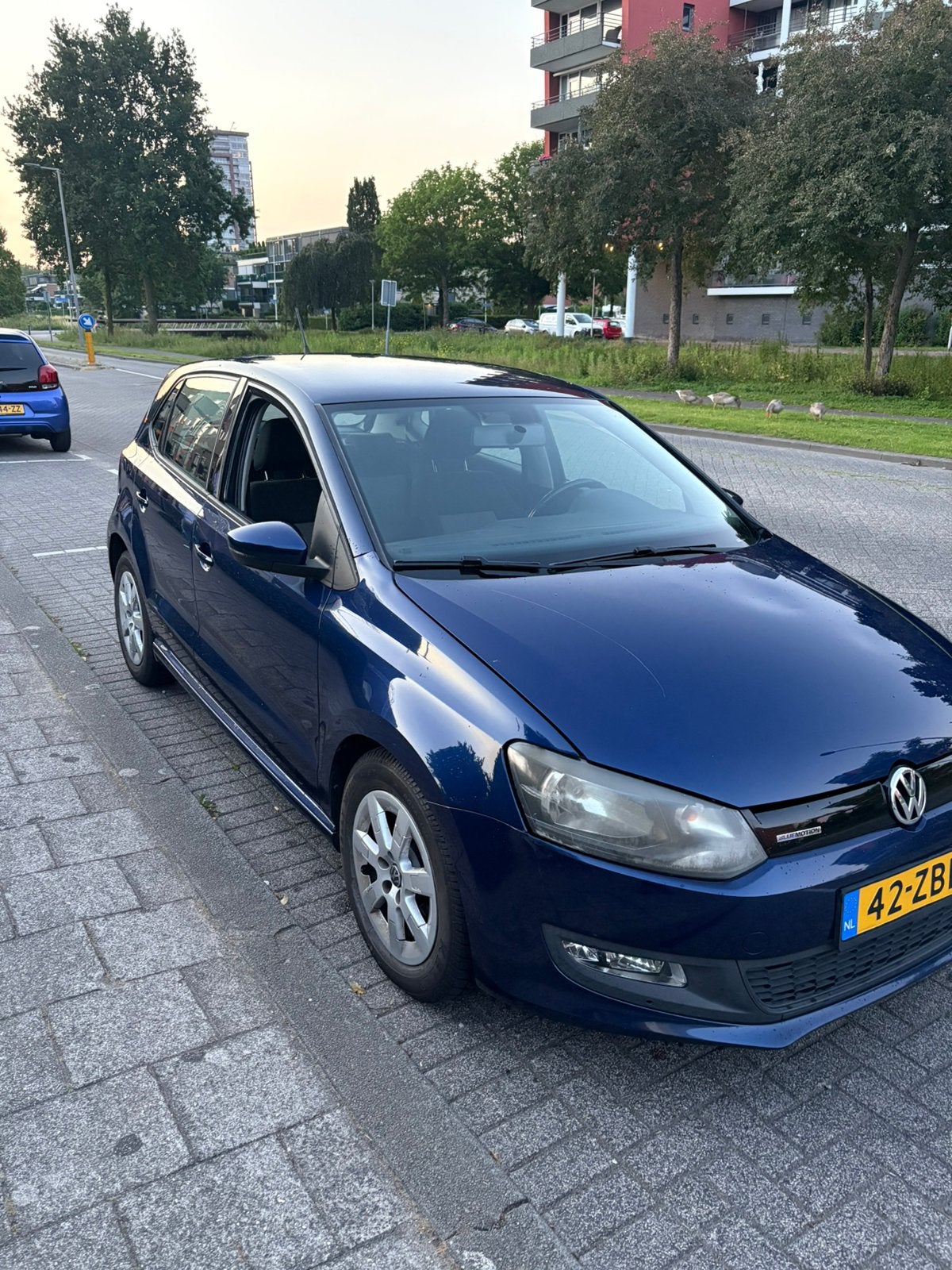 Volkswagen Polo 1.2 TDI 55KW BM 2012 Blauw, Auto's, Volkswagen, Voorwielaandrijving, 74 pk, 1199 cc, Origineel Nederlands