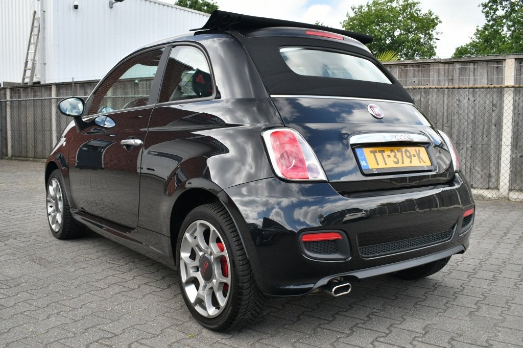 Fiat 500C 1.2 500S Cabrio 92.500KM Digitale Cockpit|Leder|Ai, Auto's, Gebruikt, 4 cilinders, Cabriolet, Leder en Stof
