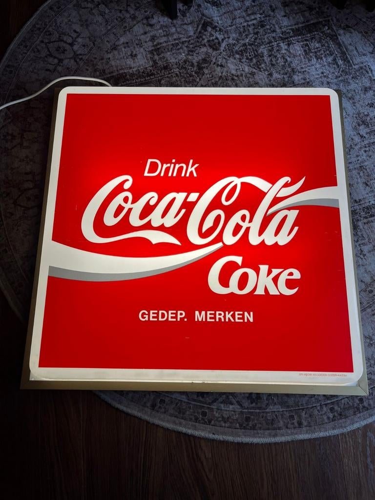 Vintage Coca-Cola Lichtbak - Gedep. Merken, Ophalen