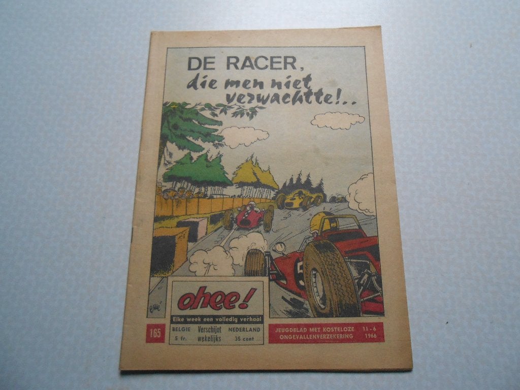 Ohee 165 De racer die men niet verwachtte 1966., Boeken, Eén stripboek, Ophalen of Verzenden, Zo goed als nieuw