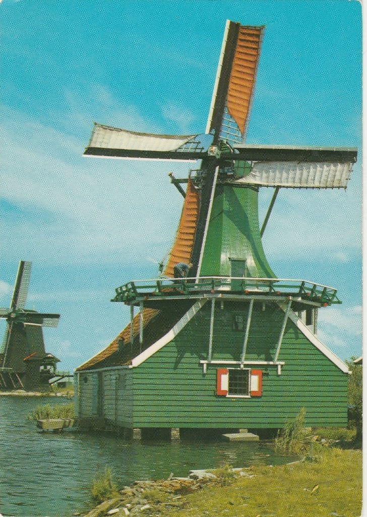 ZAANDAM Molen De Huisman Zaanse Schans, Verzenden, 1960 tot 1980, Ongelopen, Noord-Holland