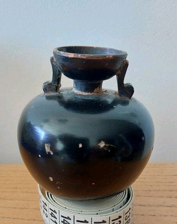 Grieks terracotta olie kruikje periode 500 BC bodemvondst, Antiek en Kunst, Ophalen of Verzenden