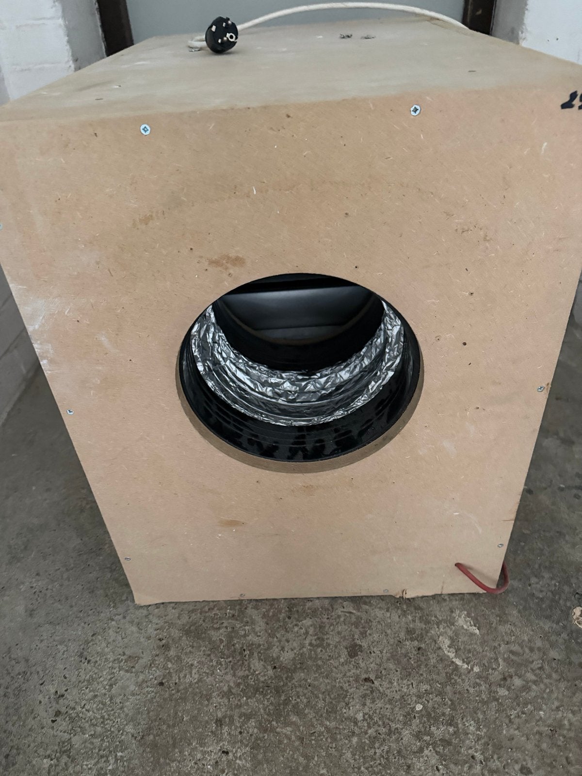 MDF softbox 7000m3/h, Ophalen of Verzenden, Gebruikt, Ventilator en Afzuiger