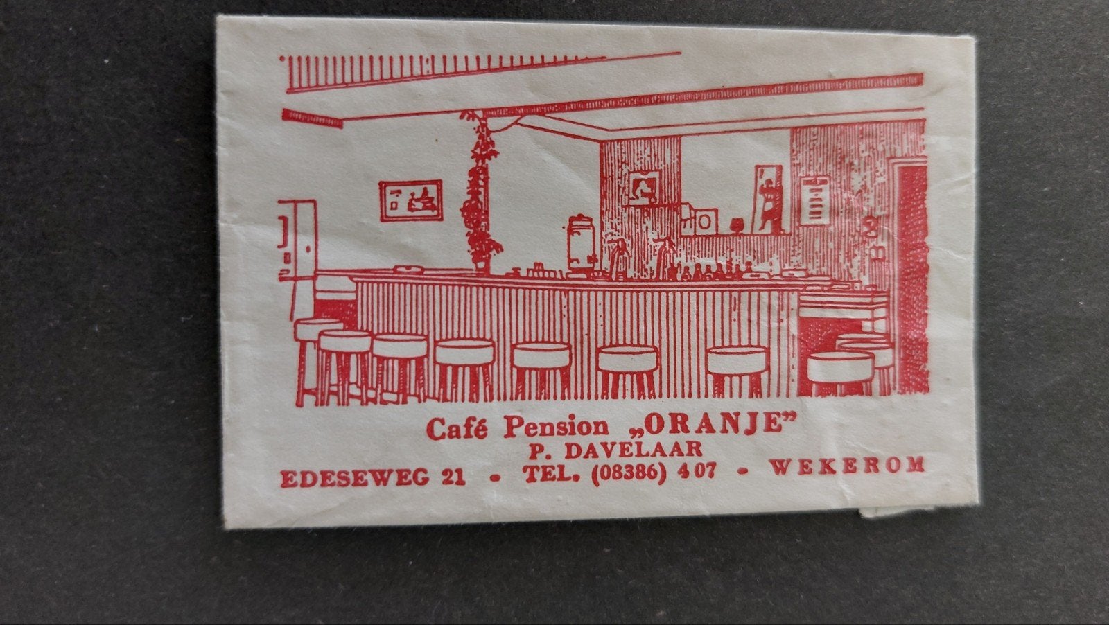 Wekerom, Café Pension "Oranje", Verzamelen, Verzenden, Nederland