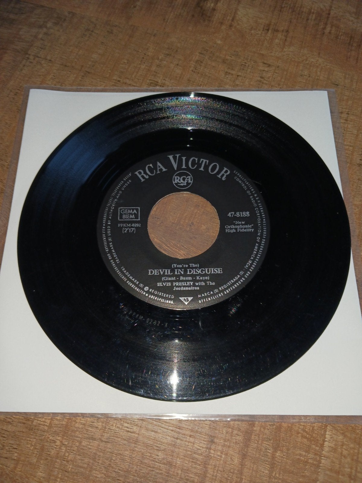 Elvis Presley - Devil in Disguise, Cd's en Dvd's, Vinyl Singles, Gebruikt, Pop, EP, 7 inch, Ophalen of Verzenden