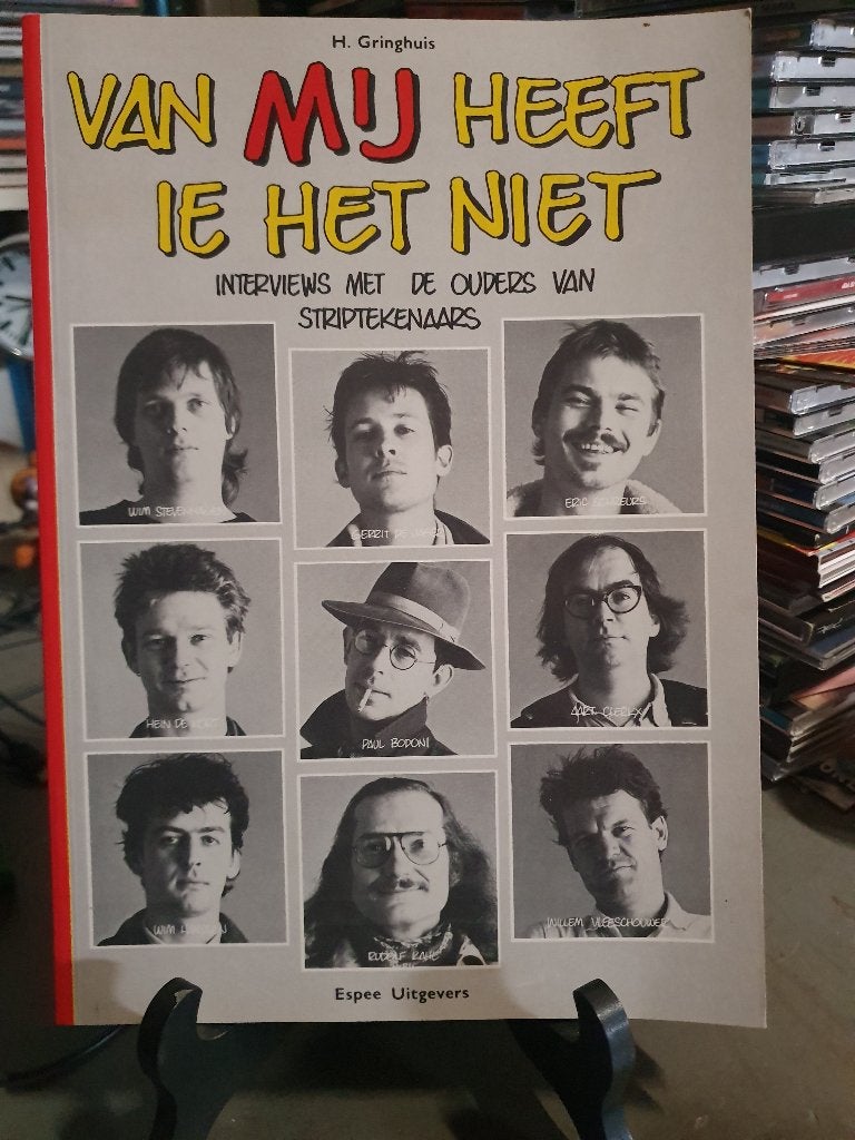 Van Mij Heeft Ie Het Niet - Interviews ouders striptekenaars, Eén stripboek, Ophalen