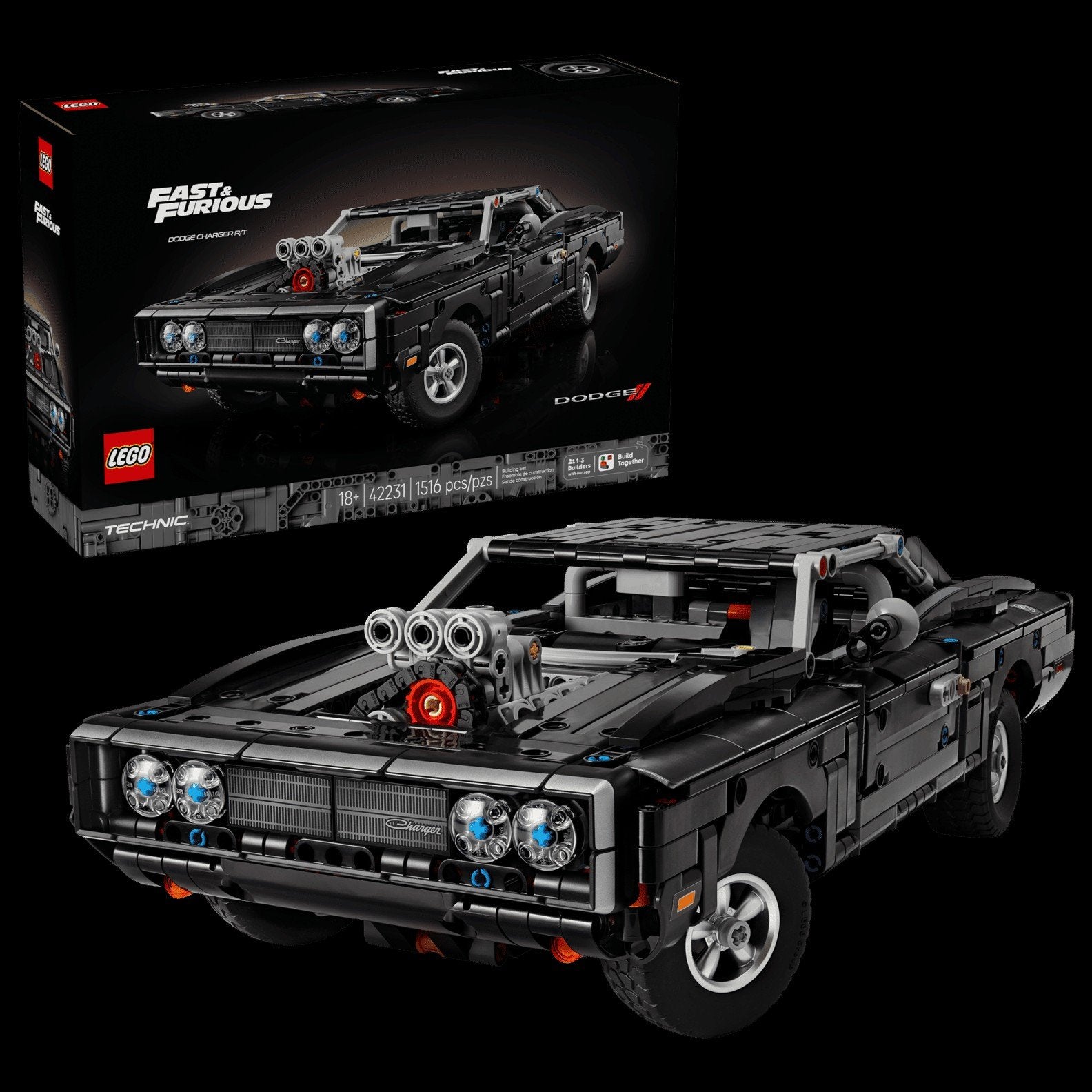 Lego TECHNIC 42231 Fast and Furious Dodge Charger NIEUW, Ophalen of Verzenden, Nieuw, Complete set, Lego