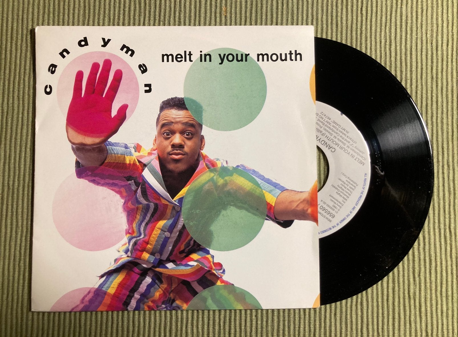 Vinyl single Candyman - Melt in your mouth, Ophalen of Verzenden, Gebruikt, Hiphop en Rap