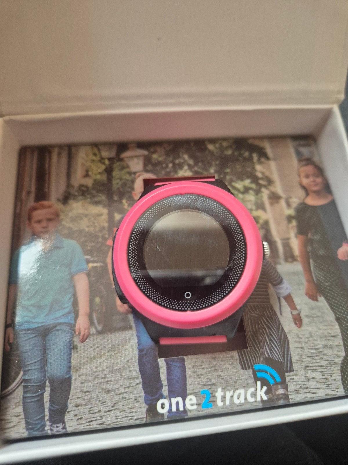 One2track GPS Horloge voor Kinderen - Roze, Ophalen, Gebruikt, Roze, Meisje