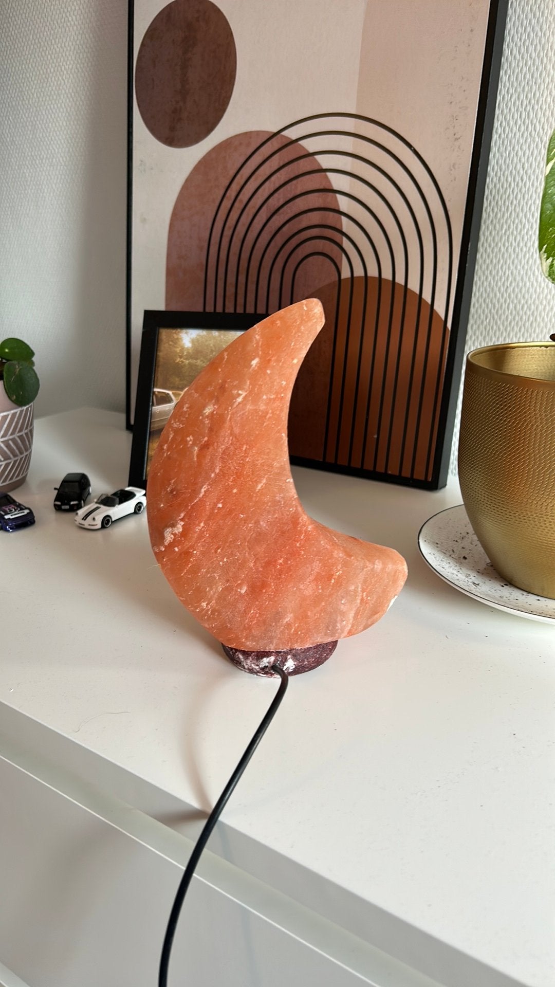 Maan lamp, Ophalen, Gebruikt