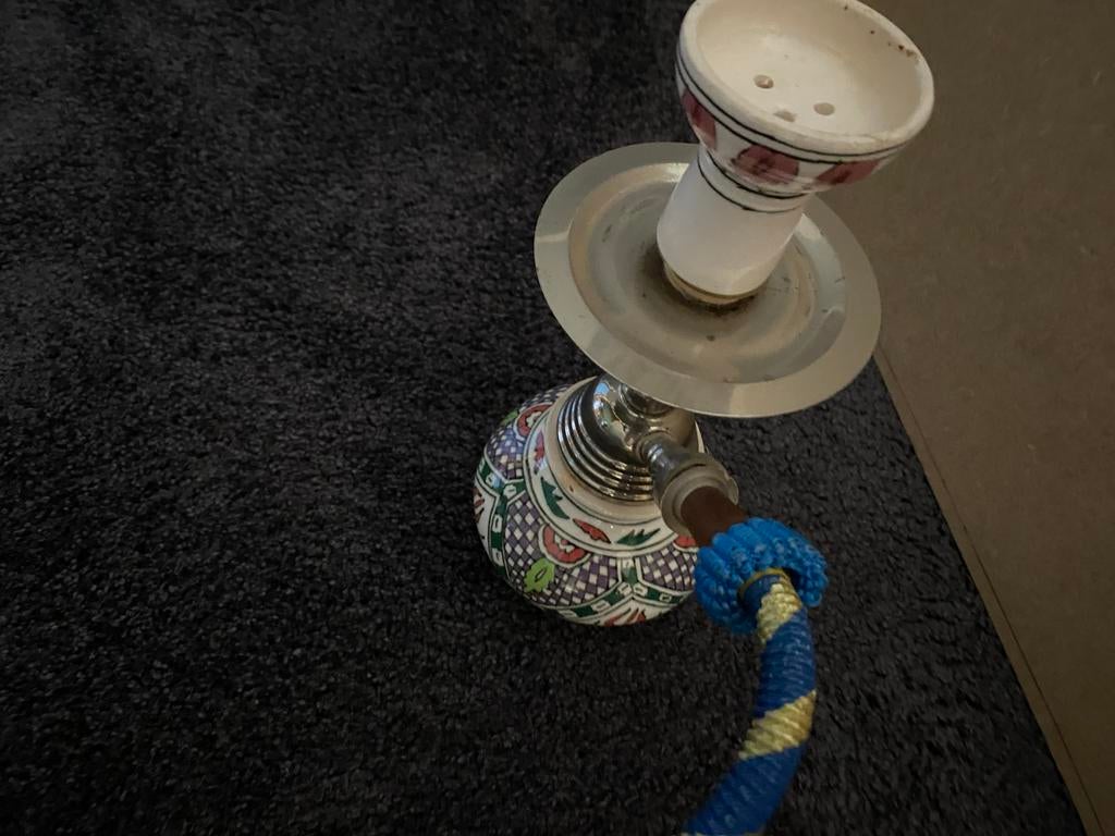 Turkse waterpijp, Ophalen of Verzenden, Gebruikt, (Water)pijp