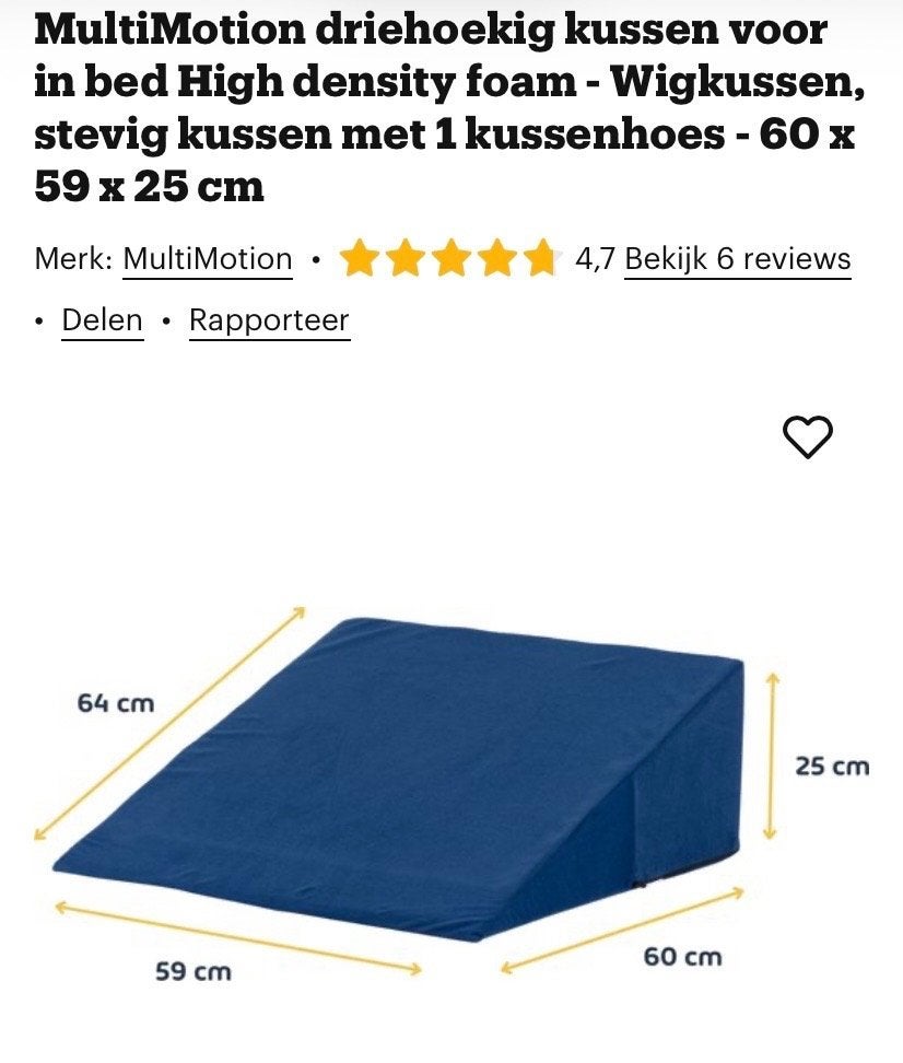 Wigkussen, Ophalen, Nieuw