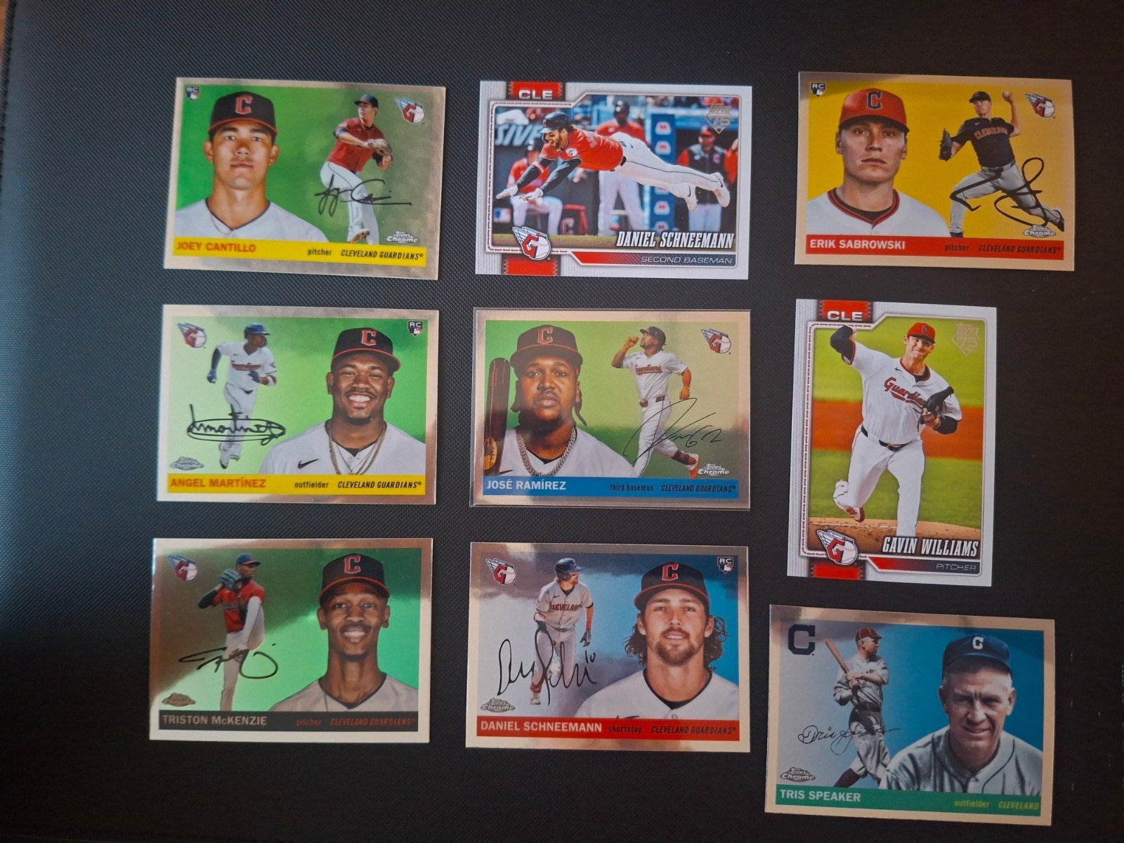Topps Cleveland Guardians Honkbal Kaarten Set, Ophalen of Verzenden, Zo goed als nieuw, Overige sporten, Spelerskaart