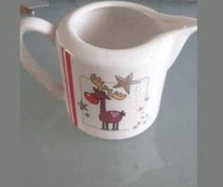 Kannetje met kerst rendier, Witgoed en Apparatuur, Broodbakmachines, Ophalen of Verzenden, Zo goed als nieuw