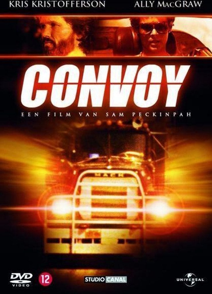 Convoy (1978) DVD Kris Kristofferson - Jaren 70 CULT Classic, 1960 tot 1980, Engels, Alle leeftijden, Nederlands