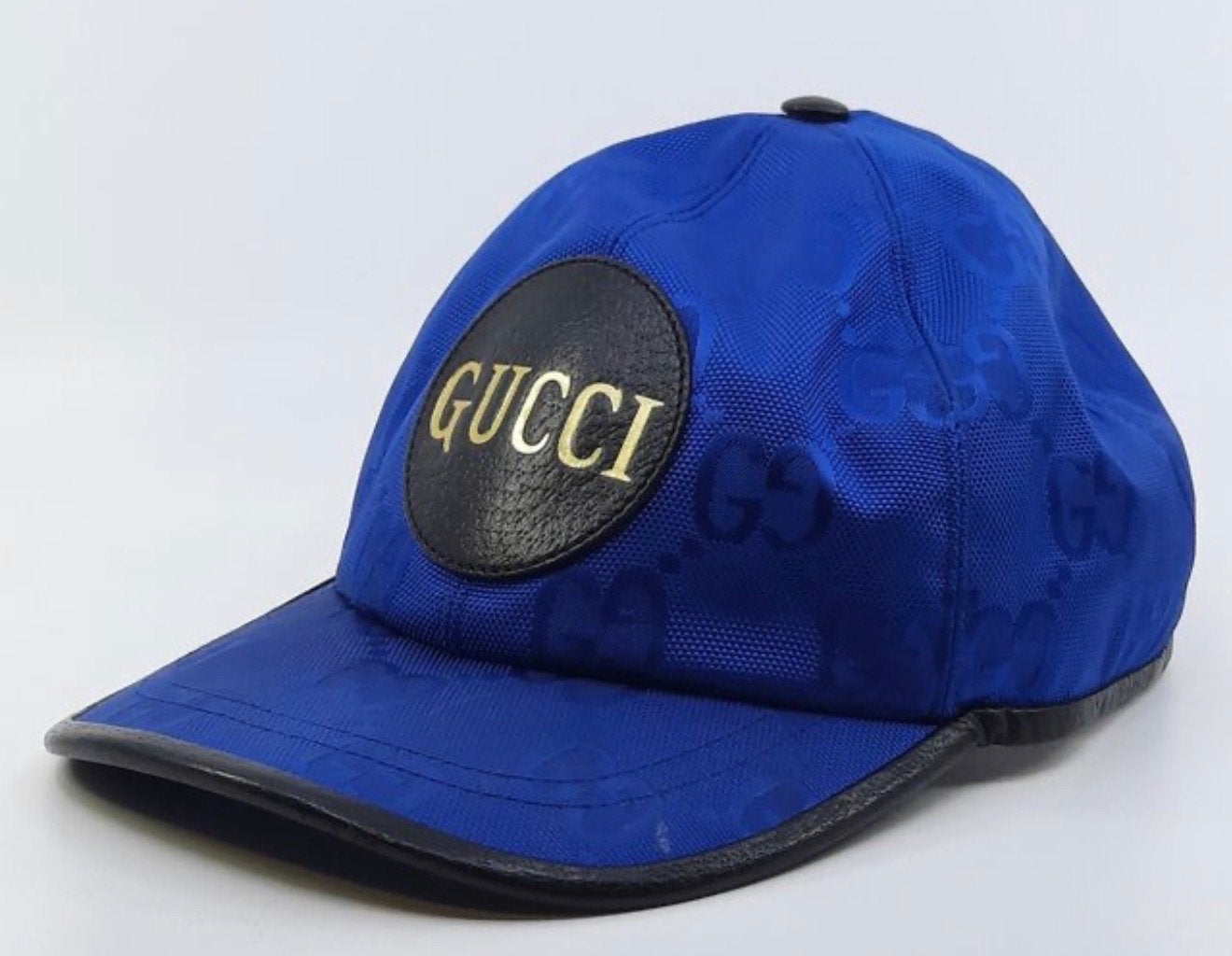 Gucci Pet Blauw met Goud Logo - Zo goed als nieuw, Kleding | Heren, Ophalen, Zo goed als nieuw, One size fits all, Pet
