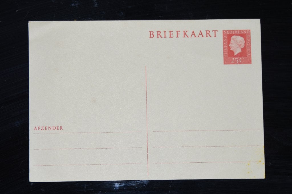Briefkaart Juliana NL 25 cent 1971 postzegel, Verzenden, Envelop