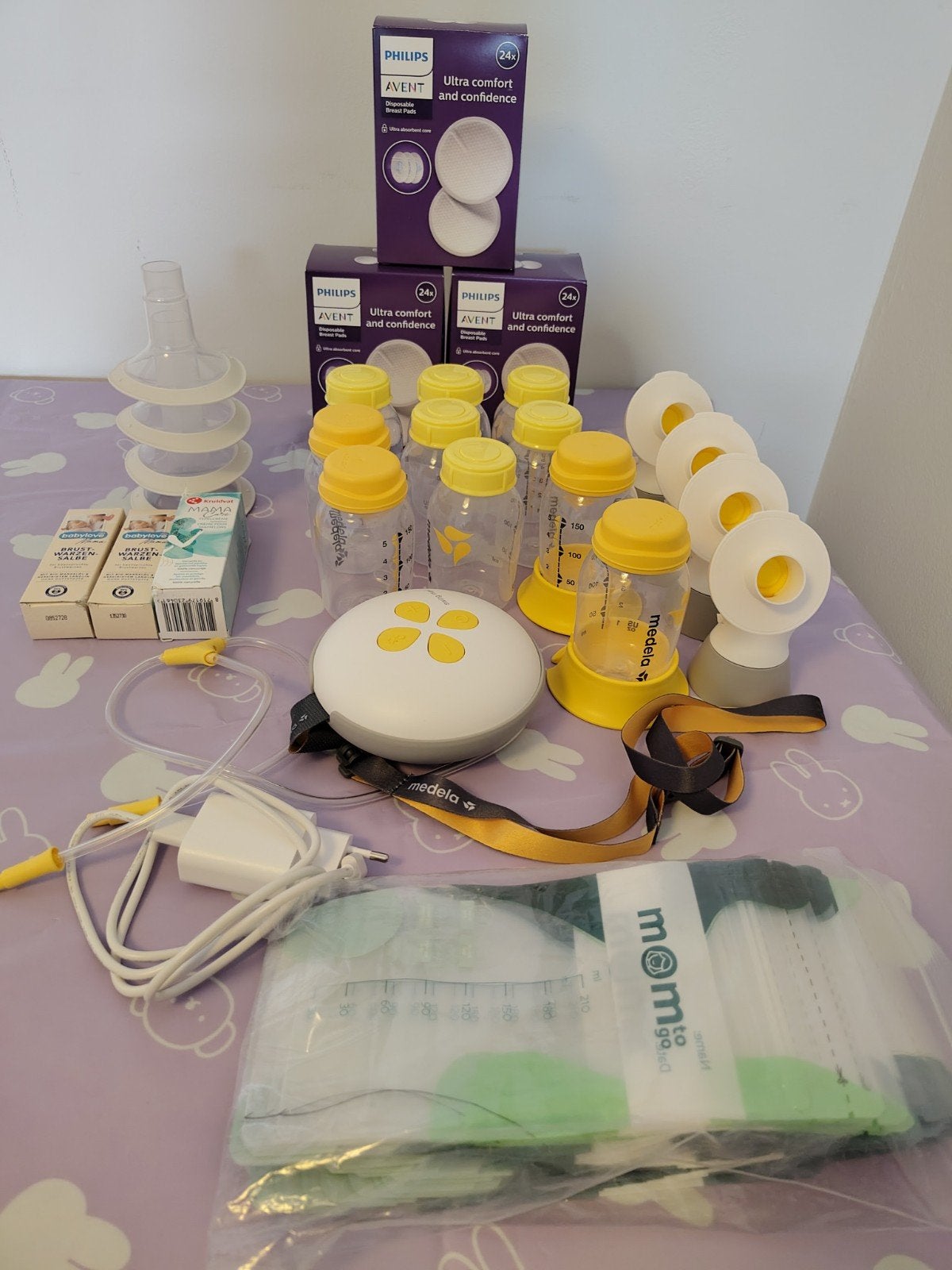Medela Swing Maxi kolfset & accessoires voor borstvoeding, Medela, Borstkolf, Ophalen of Verzenden, Zo goed als nieuw