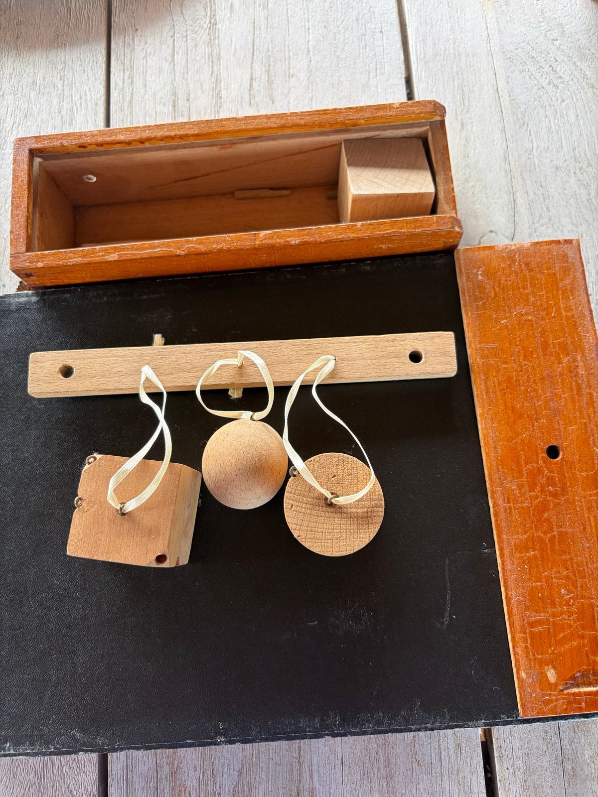 Spielgabe 2 - Educatief Houten Speelgoed van Fröbel, Kinderen en Baby's, Speelgoed | Educatief en Creatief, Ophalen, Gebruikt