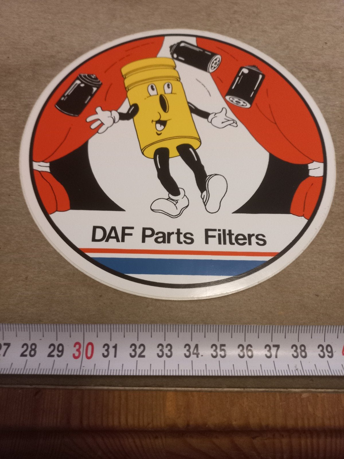 DAF Parts Filters Sticker - Vintage Auto-onderdeel, Ophalen of Verzenden
