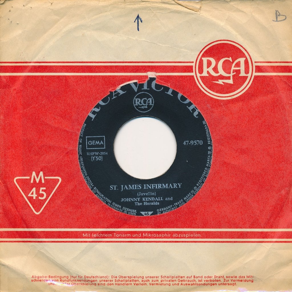 111 Johnny Kendall - St. James Infirmary (1964), Ophalen of Verzenden, Gebruikt, 7 inch, Pop