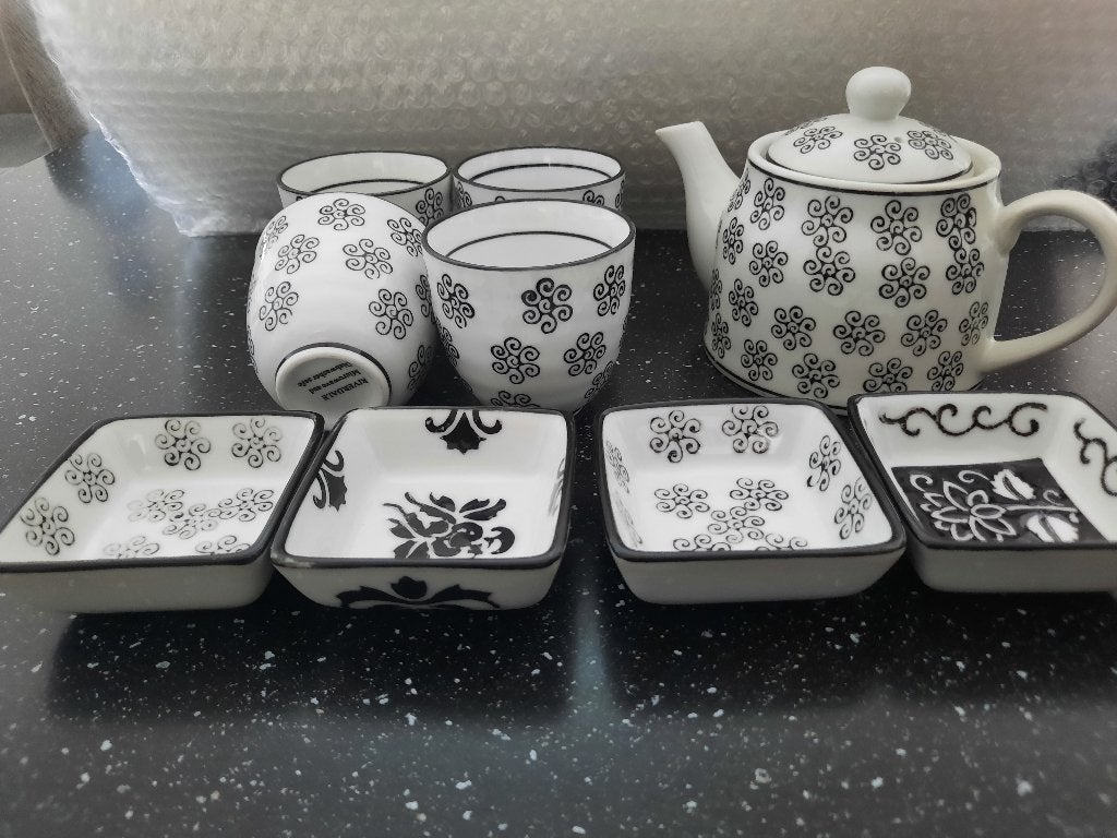 RIVERDALE theeset theepot kopjes en bakjes nieuw, Aziatisch, Overige merken, Nieuw, Ophalen of Verzenden
